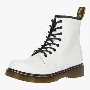 Dr. Martens - Kid’s White Lace-Up Boots